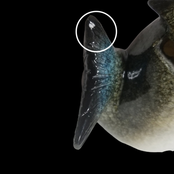 Ceramic Shark Coin Bank - Picture 10 of 10